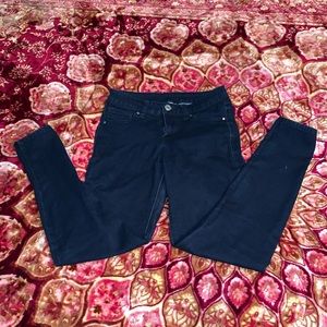 Blue skinny jeans